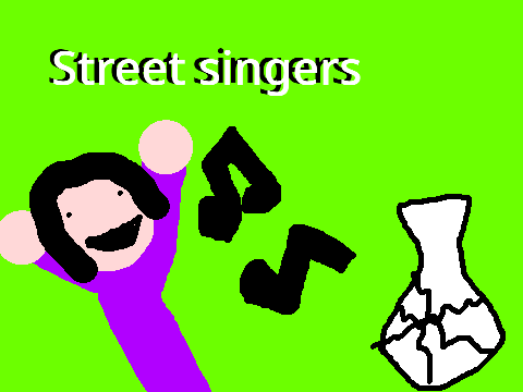 Street singers /animation
