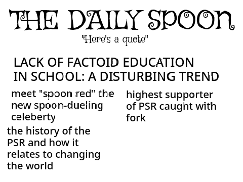 The Daily Spoon 29/11/2020