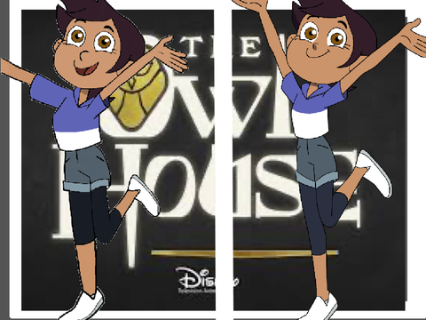 I drew Luz from TOH(The Owl House)