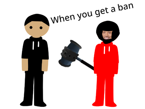 When you get banned