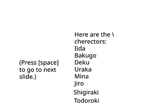 BNAH/MHA autiobook try out. remix