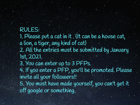 100+ followers PFP contest!