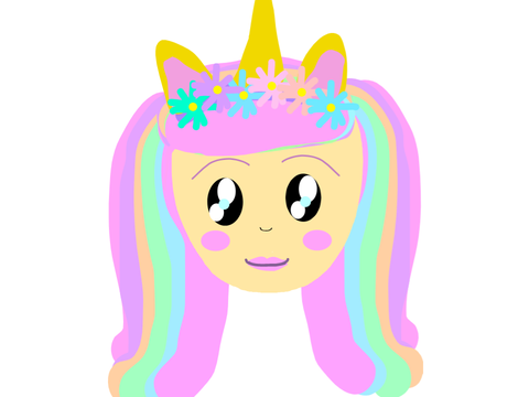 Unicorn Girl Art