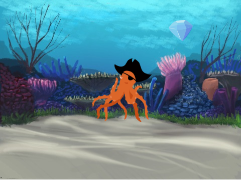 Octopus chase