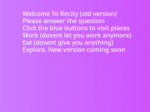 Rocitizens Old version (Mobile Friendly)