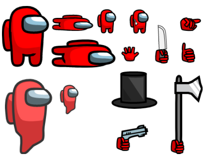 Among us asset pack