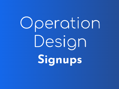 O.D. Signups DEADLINE EXTENDED