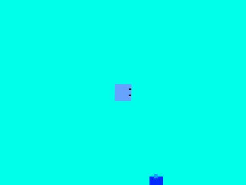 Snake Game (blue version)