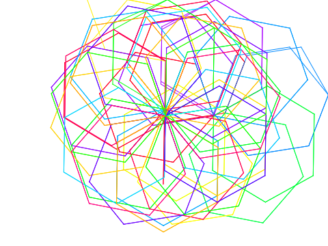 Rainbow shape remix