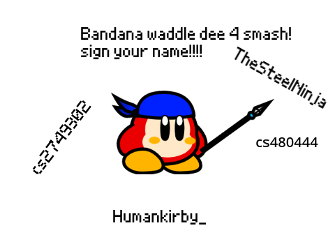 Sign if you want bandana dee in smash remix-2