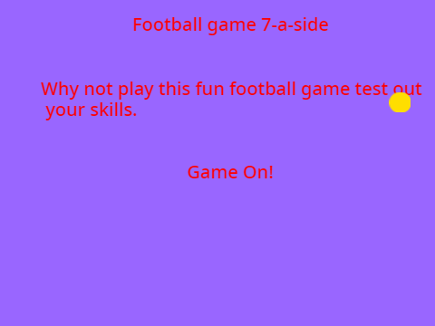 Football game 7-a-side
