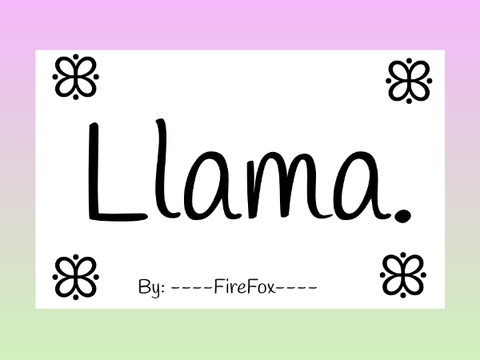 ➳ Llama