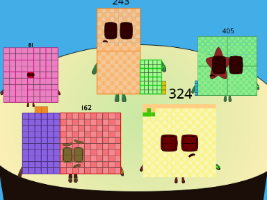 Numberblocks Band but Eighty-Ones