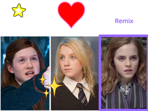 Hermione, Ginny or Luna!  remix