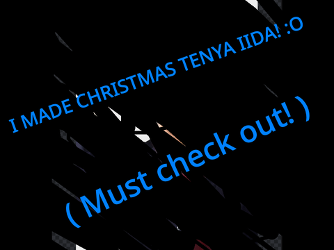 I EDITED Tenya Iida INTO CHRISTMAS Tenya Iida!