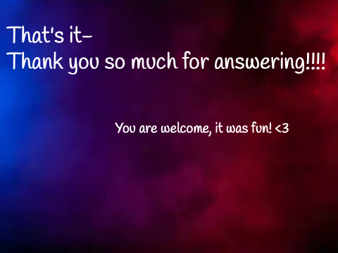 Amy's 50 Random Questions >:) remix