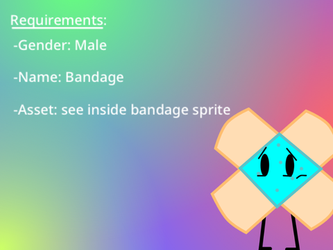 Bandage except I was too lazy to give him a new pose on mobile 