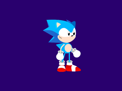 My first vector sonic sprite UPDATED