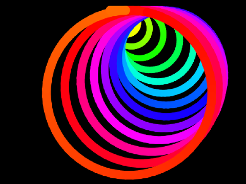 3D pen Neon Tunnel