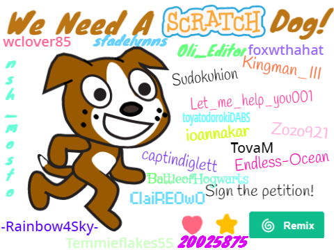 Petition to add a Scratch Dog! remix remix remix remix remix remix remix remix remix remix remix