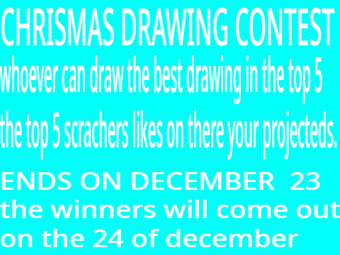 christmas drawing contest