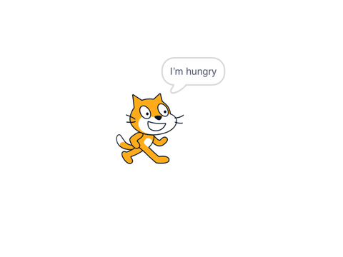 hungry super-cat