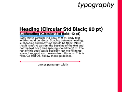 Red OS Typography Guidelines