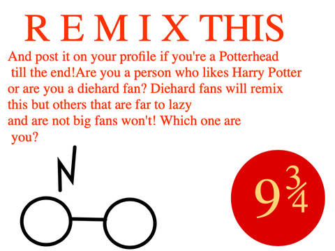 Remix if you're a Potterhead!