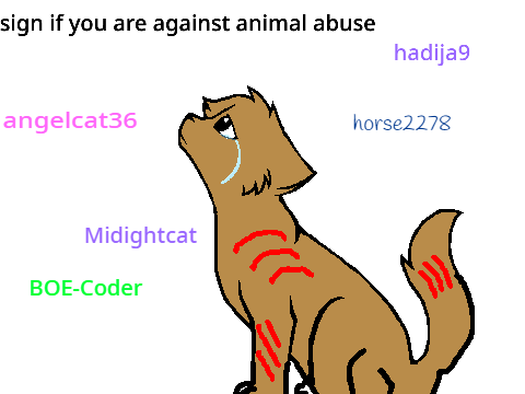 Sign if you are against animal abuse 3.0 remix