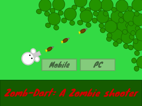 Zomb-Dart: A Zombie Shooter Game