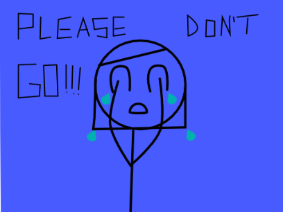 PLZ DONT GO PizzDonutPerson