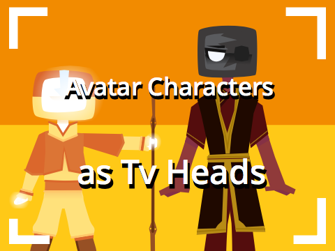 Avatar Characters as TV Heads