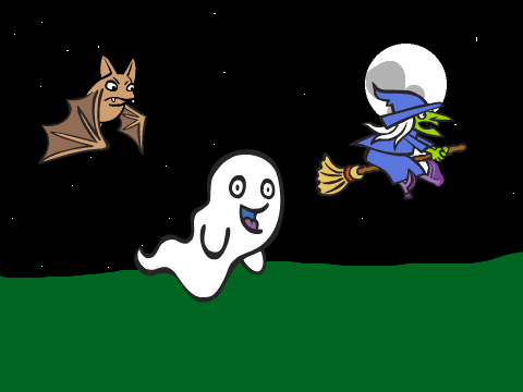 Halloween Night by Frozenpuffin