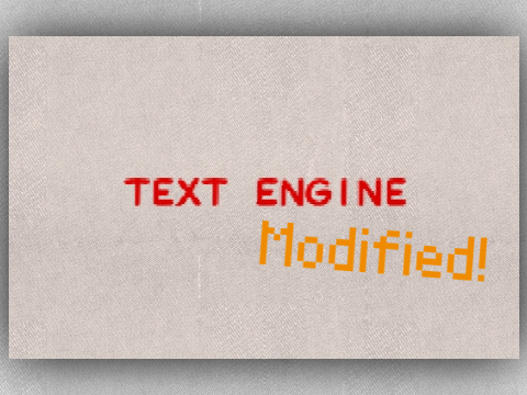 Text Engine (WIP) Not TimeIords