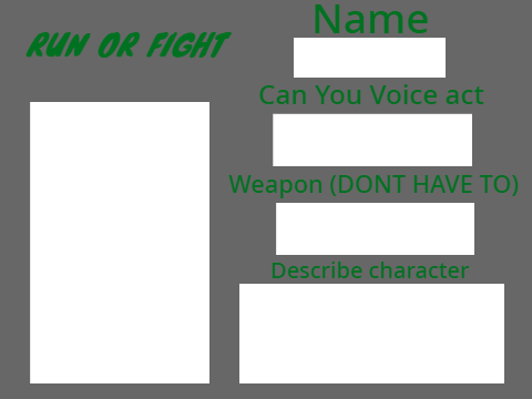 Run or Fight (closed)