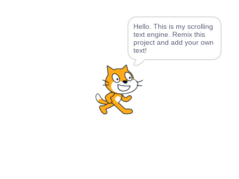 Scrolling Text Engine