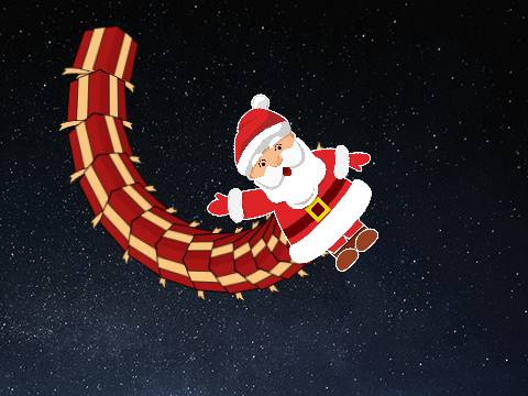 Flying Santa!