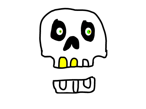 Skull Doing Some Dance...