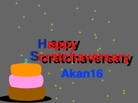 Happy Scratchaversary Akan16