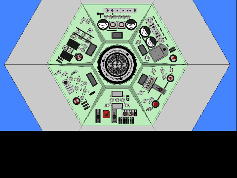 1st-2nd Doctor's TARDIS console room sketchup model