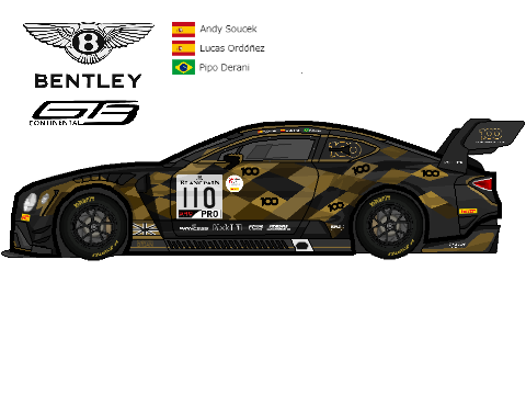 2019 Bentley Continental GT3 - 2019 Spa 24 Hours (Soucek, Ordóñez, Derani)