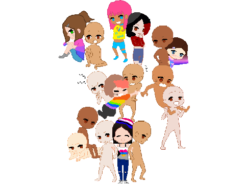 Draw yourself as your sexuality/coming out [remix remix remix remix]