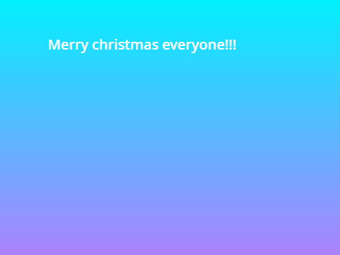 Bob loves Christmas