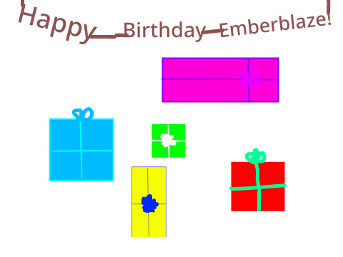 HAPPY BIRTHDAY EMBERBLAZE311!!!