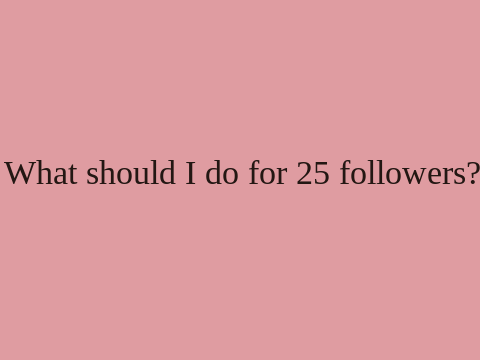 What should I do?