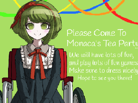 Invitations to Monaca's Tea Party!