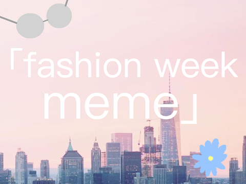 ☆fashion week meme☆