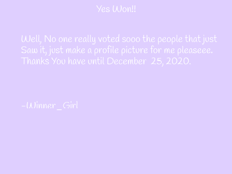 Yes Won!