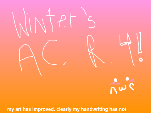 WINTER'S ART CONTEST ROUND FOUR!!111!!!one!