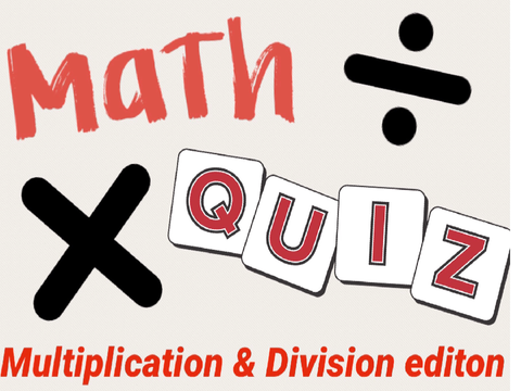 MATH QUIZ | MULTIPLICATION & DIVISION EDITION | #quiz #math #hard